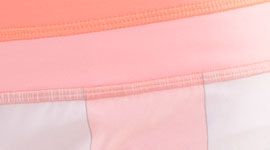 gros gingham bleached coral/bleached coral/pop orange