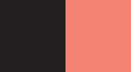 black/pop orange