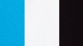 black/beach blanket blue/white