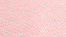 petit dot bleached coral/white