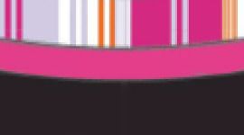 black/groovy stripe multi/raspberry glo light