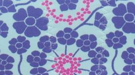 twiggy printed power purple/aquamarine