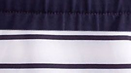 quiet stripe white deep indigo/ deep indigo