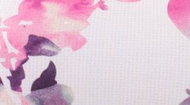 blurred blossoms white