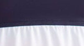 wide bold stripe printed white deep indigo