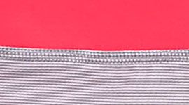 wee stripe printed white fossil/ flash