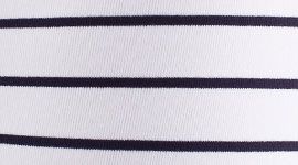 quiet stripe white deep indigo