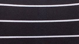 seek stripe printed white black