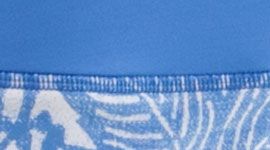 BFWP/WSWP- BEACHY FLORAL WHITE PORCELAINE/ WEE STRIPE WHITE PORCELAINE