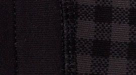 black/ big royal gingham soot black
