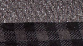 heathered soot/ big royal gingham soot black