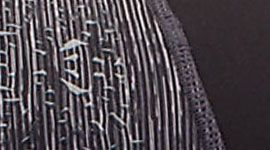 wee are from space black combo/ cut out lace silicone black