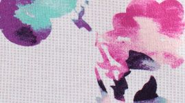 blurred blossoms multi colour