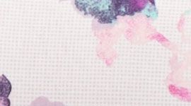 blurred blossoms multi colour/fossil