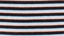 CLWB- CLASSIC STRIPE PRINTED WHITE BLACK