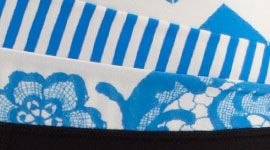 BLK/ACAC/CPCB- BLACK/ARROW CHEVRON POLAR CREAM BEAMING BLUE/CLASSIC STRIPE POLAR CREAM BEAMING BLUE