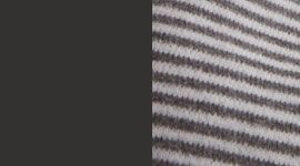 deep coal/ white heathered blurred grey classic stripe