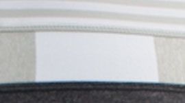 heathered deep coal/ silver spoon white narrow bold multi stripe/ white silver spooi
