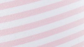 heathered pig pink white narrow bold multi stripe/ heathered pig pink