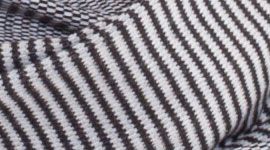MCPW- MINI CHECK PIQUE HEATHERED BLACK WHITE