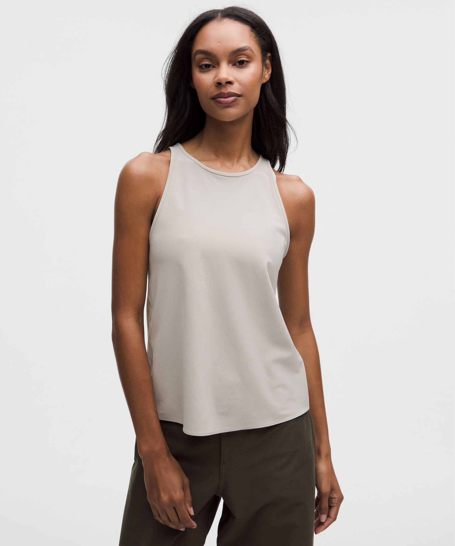 lululemon – Women’s Breezily Racerback Tank Top – Color Khaki – Size XS