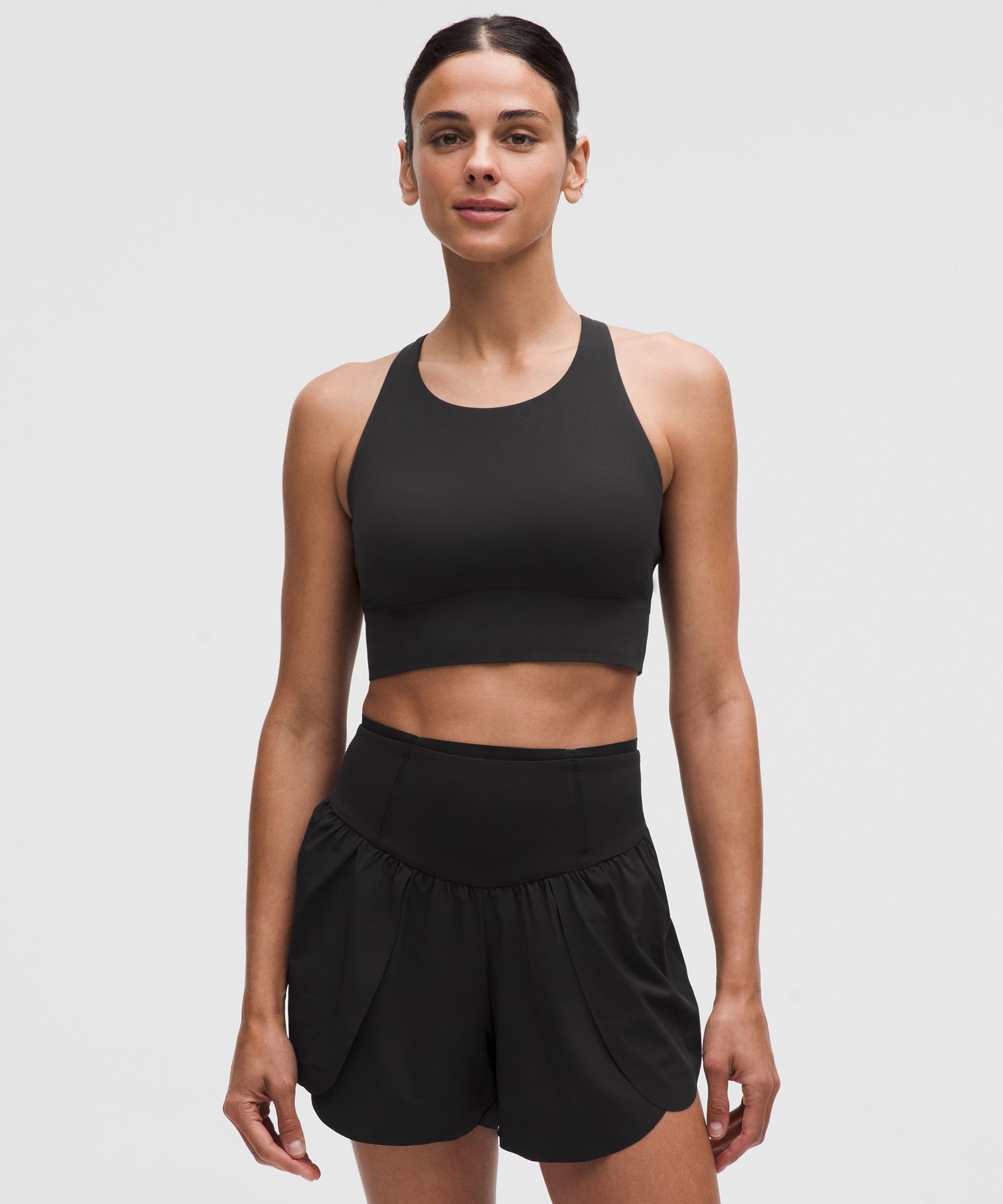 lululemon – Women’s LightLift Sports Bra Medium Support, B/C Cup – Color Black – Size Medium