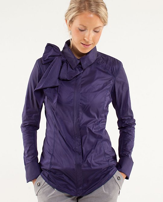 Lululemon Pedal Power Wind Shirt in Dense Purple Lululemon Pedal Power Wind Shirt in Dense Purple
