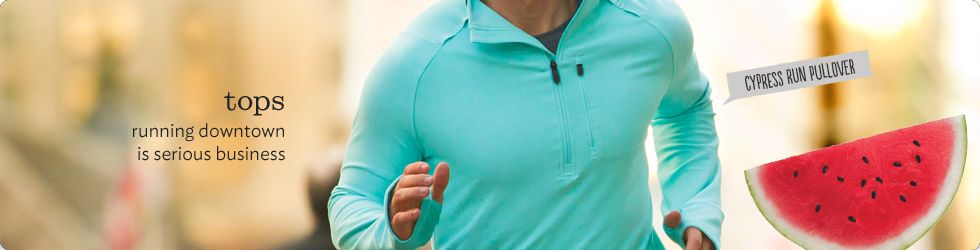 Men?s tops for yoga, running and working out