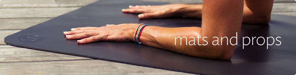 women's yoga mats and props