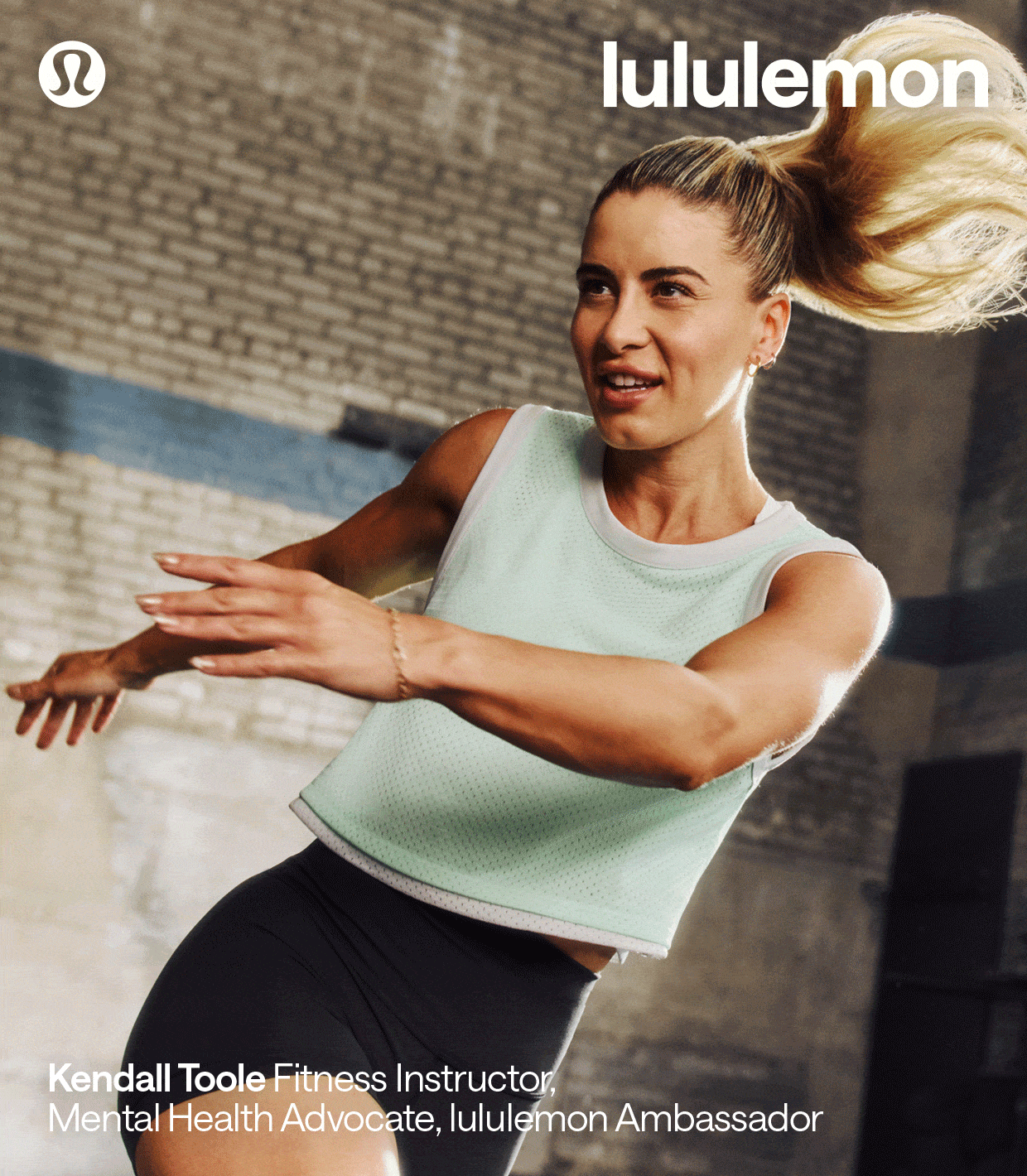 Kendall Toole Fitness Instructor, Mental Health Advocate, lululemon Ambassador