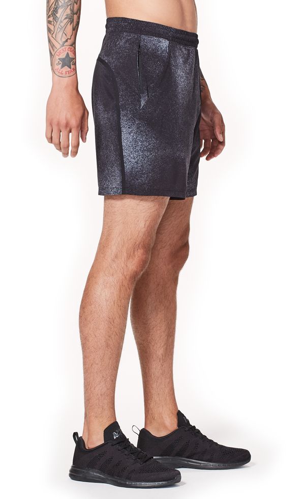 Close up of man wearing Pace Breaker Short.