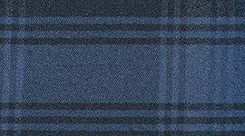 Shadow Plaid Onyx Blue Thunder Blue color swatch