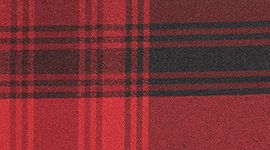 Shadow Plaid Magma Mahogany color swatch