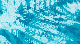 Imprint Bloom Hydra Blue Nile Blue color swatch