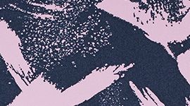 Graffiti Pop Antoinette True Navy color swatch