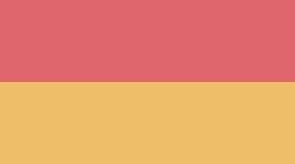 Poppy Coral/Heathered Honey Lemon color swatch