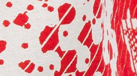 Maple Spark Print Beech White Crimson/Dotted Spark Print Beech White Crimson