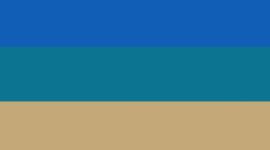 Sky Blue/Champagne Gold