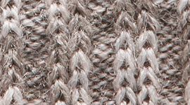 New From Afar Knit Jacquard Sheer Oak Muli