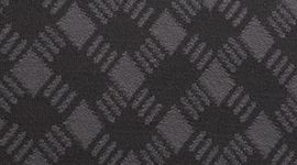 Square Heart Jacquard Coal Black