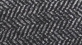 New Heathered Herringbone Heathered Deep Coal Black