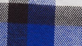 New Prospect Plaid Black Pigment Blue
