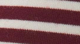 Nouveau Trim Stripe Burgundy Bay Coconut Ivory
