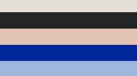 Nouveau Black/Light Ivory/Misty Shell/Sinatra Blue/Riverside