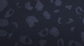 New Leopard Polka Emboss True Navy