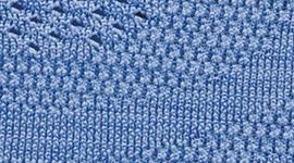 Perforated Paisley Prep Blue