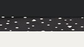 Nouveau Black/Coconut Ivory/Heart Scatter Dot Mini Coconut Ivory Black