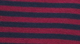 New Even Stripe True Navy Burgundy Bay