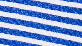New Second Stripe White College Cobalt
