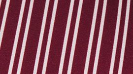 New Twice Stripe Vertical Burgundy Bay White/Burgundy Bay